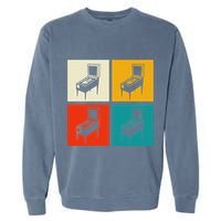 Pinball Machine Pinball Player Retro Garment-Dyed Sweatshirt