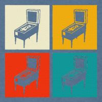 Pinball Machine Pinball Player Retro Garment-Dyed Sweatshirt