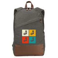 Pinball Machine Pinball Player Retro Cotton Canvas Backpack