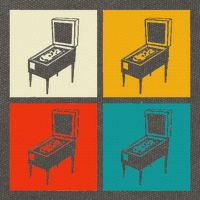Pinball Machine Pinball Player Retro Cotton Canvas Backpack