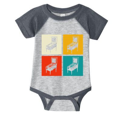 Pinball Machine Pinball Player Retro Infant Baby Jersey Bodysuit