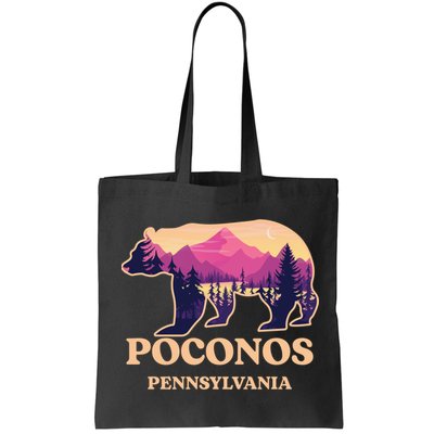 Poconos Mountains Pennsylvania Pa Bear Hiking Souvenirs Bag