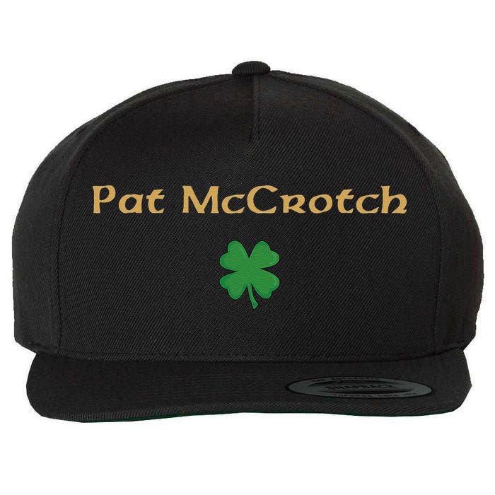 Pat McCrotch Wool Snapback Cap