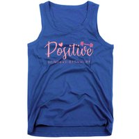 Positive Mind Positive Vibes Positive Life Gym Fitness Gift Tank Top