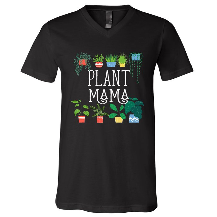 Plant Mama Proud Plant Parent V-Neck T-Shirt