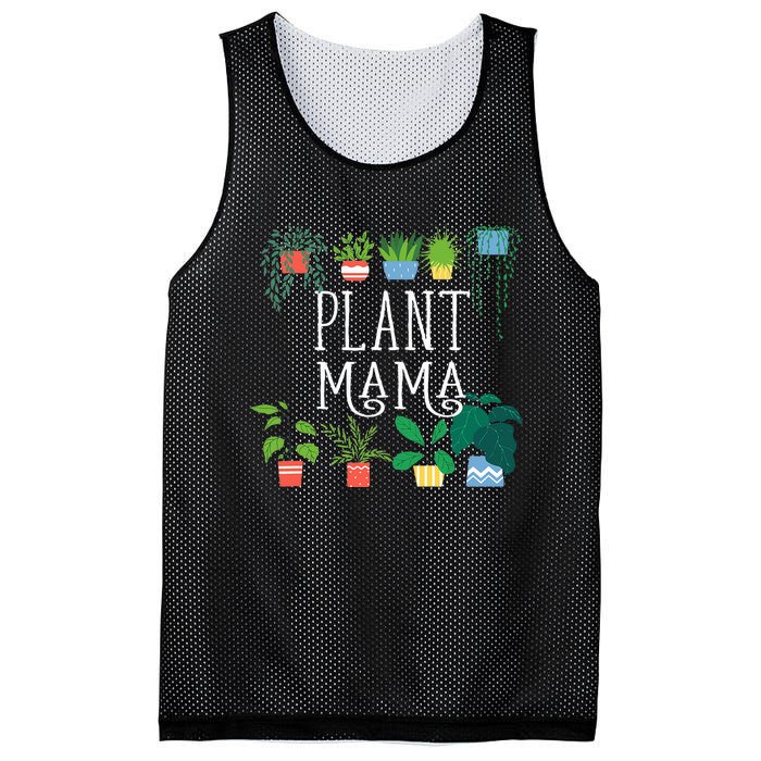 Plant Mama Proud Plant Parent Mesh Reversible Basketball Jersey Tank