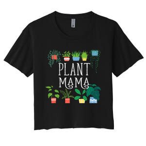 Plant Mama Proud Plant Parent Women's Crop Top Tee