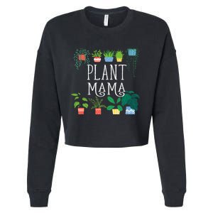 Plant Mama Proud Plant Parent Cropped Pullover Crew