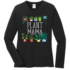 Plant Mama Proud Plant Parent Ladies Long Sleeve Shirt