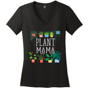 Plant Mama Proud Plant Parent Women's V-Neck T-Shirt