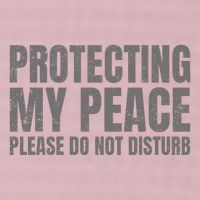 Protecting My Peace Please Do Not Disturb 25L Jumbo Tote