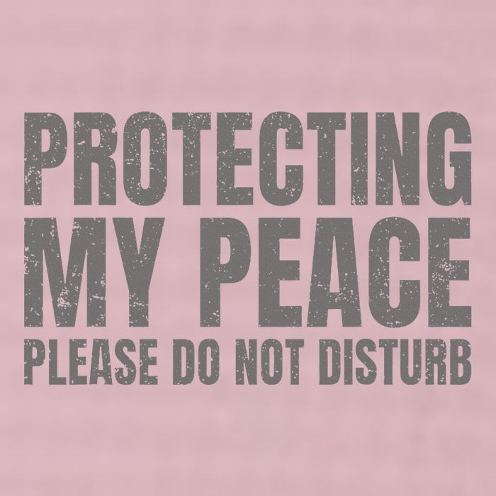 Protecting My Peace Please Do Not Disturb 25L Jumbo Tote