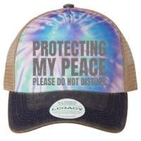 Protecting My Peace Please Do Not Disturb Legacy Tie Dye Trucker Hat
