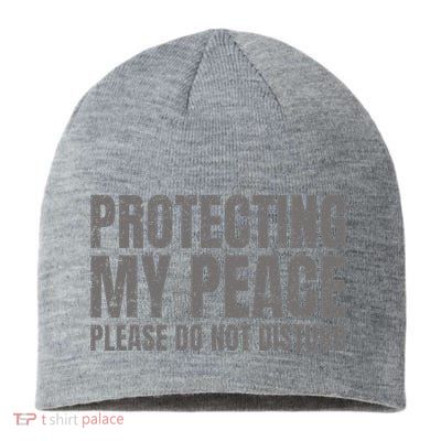 Protecting My Peace Please Do Not Disturb Sustainable Beanie