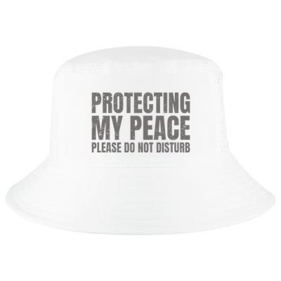 Protecting My Peace Please Do Not Disturb Cool Comfort Performance Bucket Hat