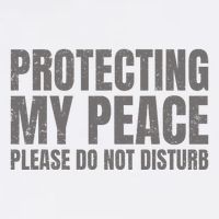 Protecting My Peace Please Do Not Disturb Youth Performance Sprint T-Shirt