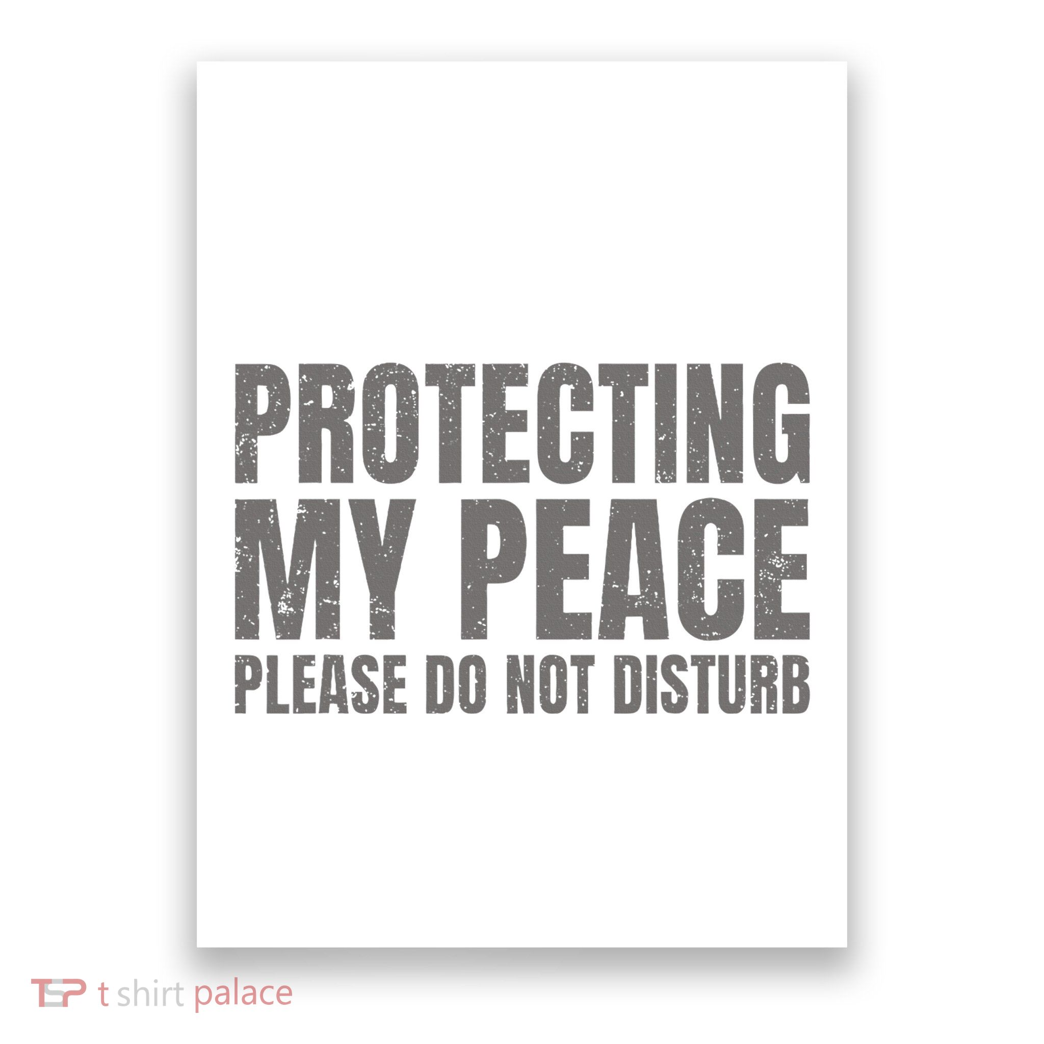 Protecting My Peace Please Do Not Disturb Poster