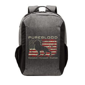 Pureblood Movement #Pureblood Medical Freedom Lion USA Flag Vector Backpack