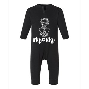 Pineapple Mom Pineapple Fruit Mama Happy MotherS Day Cool Gift Infant Fleece One Piece