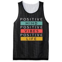 Positive Mind Positive Vibes Positive Life Mesh Reversible Basketball Jersey Tank