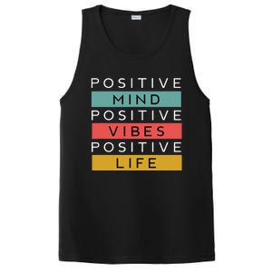 Positive Mind Positive Vibes Positive Life PosiCharge Competitor Tank