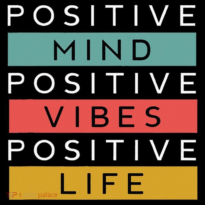 Positive Mind Positive Vibes Positive Life Kids T-Shirt