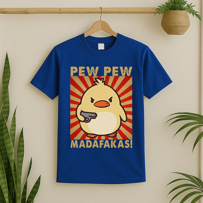 Pew Madafakas Pew Duck Goose T-Shirt