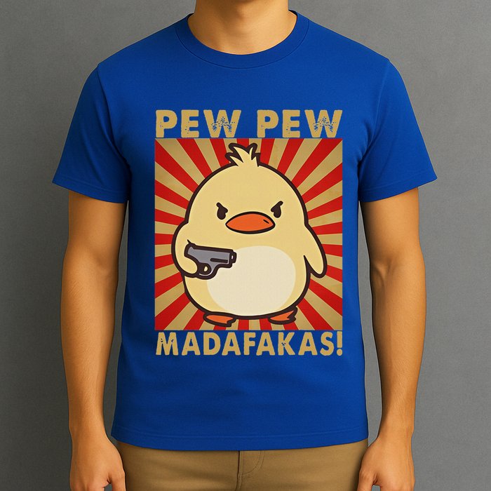 Pew Madafakas Pew Duck Goose T-Shirt