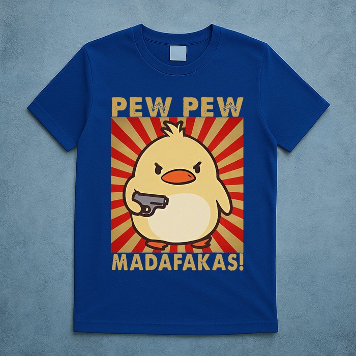 Pew Madafakas Pew Duck Goose T-Shirt