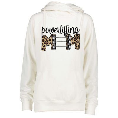 Powerlifting Mom Powerlifting Mama Of A Powerlifter Womens Funnel Neck Pullover Hood