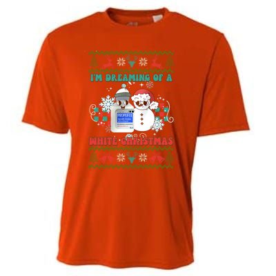 Peppermint Mocha Propofol IM Dreaming Of A White Christmas Gift Cooling Performance Crew T-Shirt