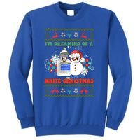 Peppermint Mocha Propofol IM Dreaming Of A White Christmas Gift Tall Sweatshirt