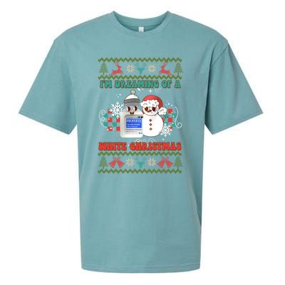 Peppermint Mocha Propofol IM Dreaming Of A White Christmas Gift Sueded Cloud Jersey T-Shirt