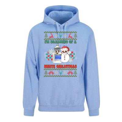 Peppermint Mocha Propofol IM Dreaming Of A White Christmas Gift Unisex Surf Hoodie