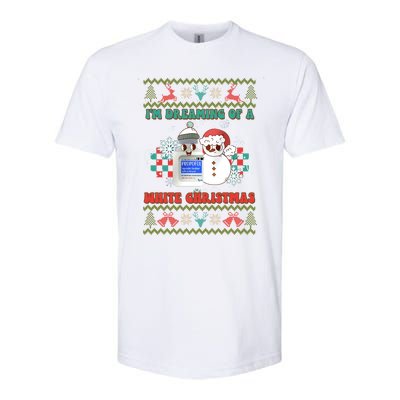 Peppermint Mocha Propofol IM Dreaming Of A White Christmas Gift Softstyle CVC T-Shirt