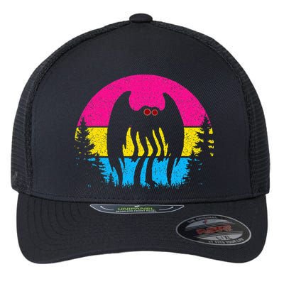 Pan Mothman Pansexual Pride Point Pleasant Cryptid Flexfit Unipanel Trucker Cap