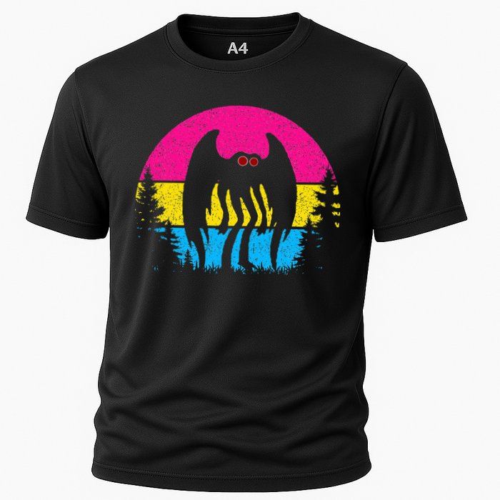 Pan Mothman Pansexual Pride Point Pleasant Cryptid Cooling Performance Crew T-Shirt
