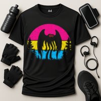 Pan Mothman Pansexual Pride Point Pleasant Cryptid Cooling Performance Crew T-Shirt