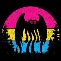 Pan Mothman Pansexual Pride Point Pleasant Cryptid Cooling Performance Crew T-Shirt