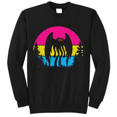 Pan Mothman Pansexual Pride Point Pleasant Cryptid Sweatshirt
