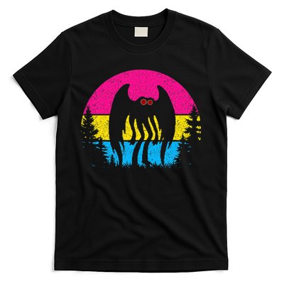 Pan Mothman Pansexual Pride Point Pleasant Cryptid T-Shirt