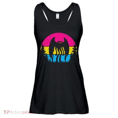 Pan Mothman Pansexual Pride Point Pleasant Cryptid Ladies Essential Flowy Tank