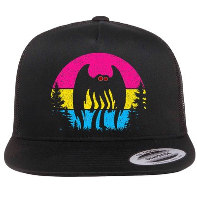 Pan Mothman Pansexual Pride Point Pleasant Cryptid Flatbill Hat