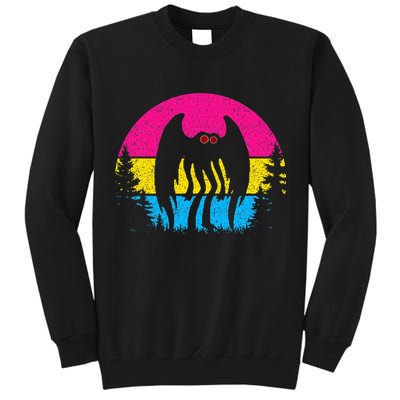 Pan Mothman Pansexual Pride Point Pleasant Cryptid Tall Sweatshirt