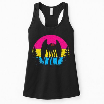 Pan Mothman Pansexual Pride Point Pleasant Cryptid Womens Tank Top