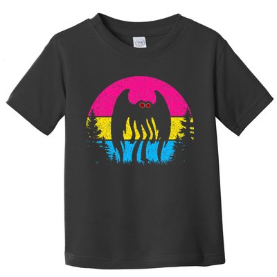 Pan Mothman Pansexual Pride Point Pleasant Cryptid Toddler T-Shirt