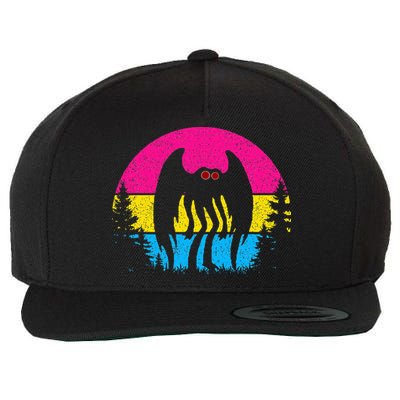 Pan Mothman Pansexual Pride Point Pleasant Cryptid Wool Snapback Cap