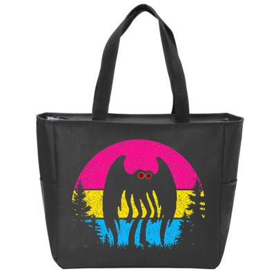 Pan Mothman Pansexual Pride Point Pleasant Cryptid Zip Tote Bag