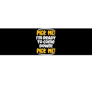 Pick Me Pick Me Funny Family Matching Gifts for TV Lovers Bumper Sticker