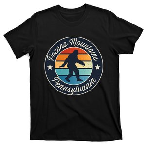 Pocono Mountains Pennsylvania PA Sasquatch Souvenir Graphic T-Shirt